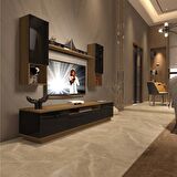 Decoraktiv Trendstyle 5DAS Mdf Tv Ünitesi Tv Sehpası - Pera - Siyah