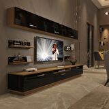 Decoraktiv Trendstyle 8Y Mdf Tv Ünitesi Tv Sehpası - Pera - Siyah
