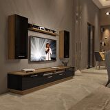 Decoraktiv Trendstyle 5220D Mdf Tv Ünitesi Tv Sehpası - Pera - Siyah