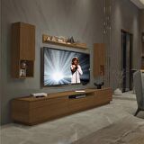 Decoraktiv Trendstyle 270DAS Slm Tv Ünitesi Tv Sehpası - Naturel Ceviz