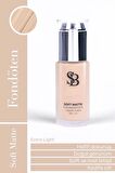 Selin Beauty Soft Matte SPF15 Fondöten Extra Light 40 ML