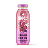 ODDLY HIBIBERRY SOĞUK ÇAY CAM HİBİSCUS BÖĞÜRTLEN - 0 ŞEKER & 0 KALORİ 250 ML X 12 ADET