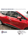 Renault Clio 4 Hb Krom Aksesuar Seti 8 Ürün 29 Parça 2012-2018 Arası Uyumlu Paslanmaz Çelik