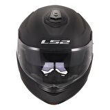LS2 STROBE 2 MAT SİYAH KASK (M)