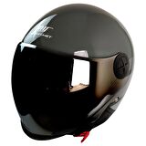 MTS YARIM KASK NARDO GRİ (L BEDEN)