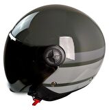 MTS YARIM KASK NARDO GRİ (L BEDEN)