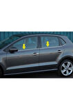 Vw Polo Krom Cam Çıtası 4 Parça 2009-2017 Arası Paslanmaz Çelik Uyumlu