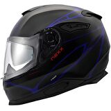 NEXX Y.100 B-SIDE MAT SİYAH-NAVY MAVİ KASK 2XL
