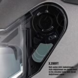 NEXX Y.100 B-SIDE MAT SİYAH-NAVY MAVİ KASK L