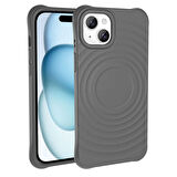 Gpack Apple iPhone 13 Kılıf Magsafeli Airbagli Mat Silikon Hepi Kapak