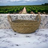 T. Concept Dekoratif İplikli Rattan Hasır Sepet, Çok Amaçlı Düzenleme, Sepeti Orta