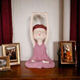 T.Concept Yoga Yapan Kadın Biblosu Küçük Pembe