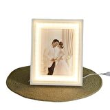 T.Concept Led Işıklı Fotoğraf Çerçevesi Beyaz 18*23