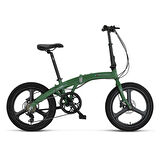 Mosso Marine 20 Jant 12-HYD-7SPD Katlanır Bisiklet Mat Race Green