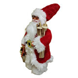 T.Concept Dekoratif Zilli Noel Baba Yılbaşı Figürü 30 cm