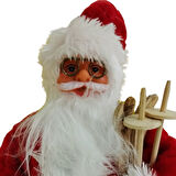 T.Concept Dekoratif Zilli Noel Baba Yılbaşı Figürü 30 cm