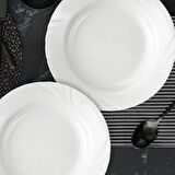 Soprano Çukur Tabak 23 cm Dekorsuz