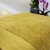 T.Concept Exclusive Bambu Pamuk Battal Boy Banyo Havlusu Hardal 100*156