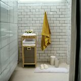 T.Concept Exclusive Bambu Pamuk Battal Boy Banyo Havlusu Hardal 100*156