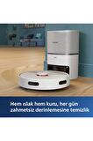 Philips HomeRun 3000 Serisi Aqua XU3110/02 Çöp İstasyonlu Beyaz Akıllı Robot Süpürge 
