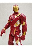 Iron-man Action Figür Kahraman Oyuncak Işıklı Konuşan 28.5 Cm Ir
