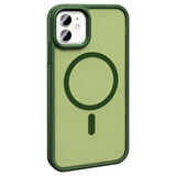 Gpack Apple iPhone 11 Kılıf Magsafeli Mat Arka Yüzey Sio Kapak