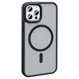 Gpack Apple iPhone 11 Pro Max Kılıf Magsafeli Mat Arka Yüzey Sio Kapak