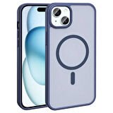 Gpack Apple iPhone 13 Kılıf Magsafeli Mat Arka Yüzey Sio Kapak