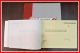Para Makbuzu 14x20 cm boyutunda 2/50 Otokopili 1 Asıl 1 Suret 2 Nüsha 12 Adet