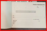 Para Makbuzu 14x20 cm boyutunda 2/50 Otokopili 1 Asıl 1 Suret 2 Nüsha 144 Adet