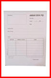 Ambar Sevk Fişi 14x20 cm boyutunda 2/50 Otokopili 1 Asıl 3 Suret 4 Nüsha 24 Adet
