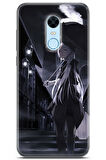Xiaomi Redmi 5 Plus uyumlu Girls 21 Arka Kapak Beyaz Saç Şemsiye Gece 