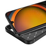 Gpack Samsung Galaxy Xcover7 Kılıf Negro Karbon Kamera Korumalı Silikon