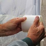 UNİ SERA BANDI 7,5CM (İTHAL) SERA NAYLONU TAMİR BANDI 1. SINIF BASINCA DUYARLI TAMİR BANT( Unitape Greenhouse Repair Tape)