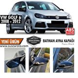 Vw Golf 6 2008-2012 Batman Yarasa Ayna Kapağı Piano Black ABS Plastik