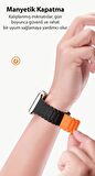 Coofbe Apple Watch Uyumlu 38-40-41MM İçin Manyetik Silikon Kordon Kayış, Apple Watch Uyumlu 2-3-4-5-6-7-8 ve SE 