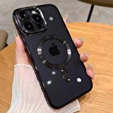 Coofbe Kamera Korumalı iPhone 14 Pro Max Magsafe Uyumlu Silikon Kılıf, Lazer Çerçeveli, Darbe Emici