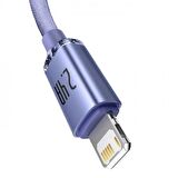 Baseus 1.2m 2.4A Ultra Hızlı İphone Lightning Şarj Ve Data Kablosu İphone 14,13,12 Şarj Kablosu