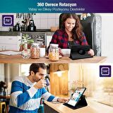 Coofbe Samsung Galaxy Tab S8 Plus 2022 12.4 (X800-X806) Standlı Tablet Kılıfı, Darbe Emici,Kaymaz