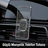 Coofbe Araç İçi Havalandırma Girişli Manyetik Mıknatıslı Telefon Tutucu, Titremez Düşmez Car Holder