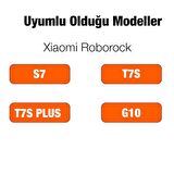 Coofbe 2 Adet Roborock S7, T7S, T7S Plus ve G10 Robot Süpürge Filtresi, Yıkanabilir, Filtre Seti