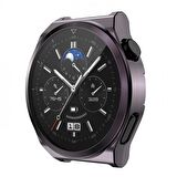 Coofbe Huawei Watch GT 3 Pro 43mm Ful Kaplama Koruyucu Kılıf, Soft Silikon Darbe Emici Saat Kılıf