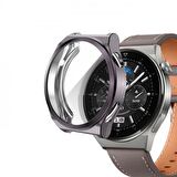 Coofbe Huawei Watch GT 3 Pro 43mm Ful Kaplama Koruyucu Kılıf, Soft Silikon Darbe Emici Saat Kılıf