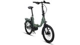 CARRARO E-FLEXI 6.1 KATLANIR BİSİKLET 460H HD 20 JANT NEX.8 VİTES MAT KOYU YEŞİL ADAÇAYI KIRMIZI