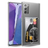 Gpack Samsung Galaxy Note 20 Kılıf 1 Adet Kartlıklı Silikon Kamera Korumalı