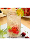 1 Adet Y38 420 ml Vintage Hobnail Bardak Antika Boncuk Kabartmalı Kahveviski