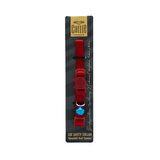 PETLOVEBUTİK Güvenlik Tokalı Dokumadan El Yapımı Kedi Boyun Tasması 1x15-25cm - Red
