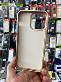İPHONE 14 PRO UYUMLU PRD TAŞLI İÇİ KADİFE KILIF GOLD
