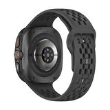 Gpack Samsung Galaxy Watch Ultra 47mm Kordon Delikli Tasarım Silikon KRD119