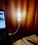 Rustik Ledli Akrobat Masa Lambası Usb Girişli Kitap Okuma Lambası - Rustik Led Ampul - Crystal